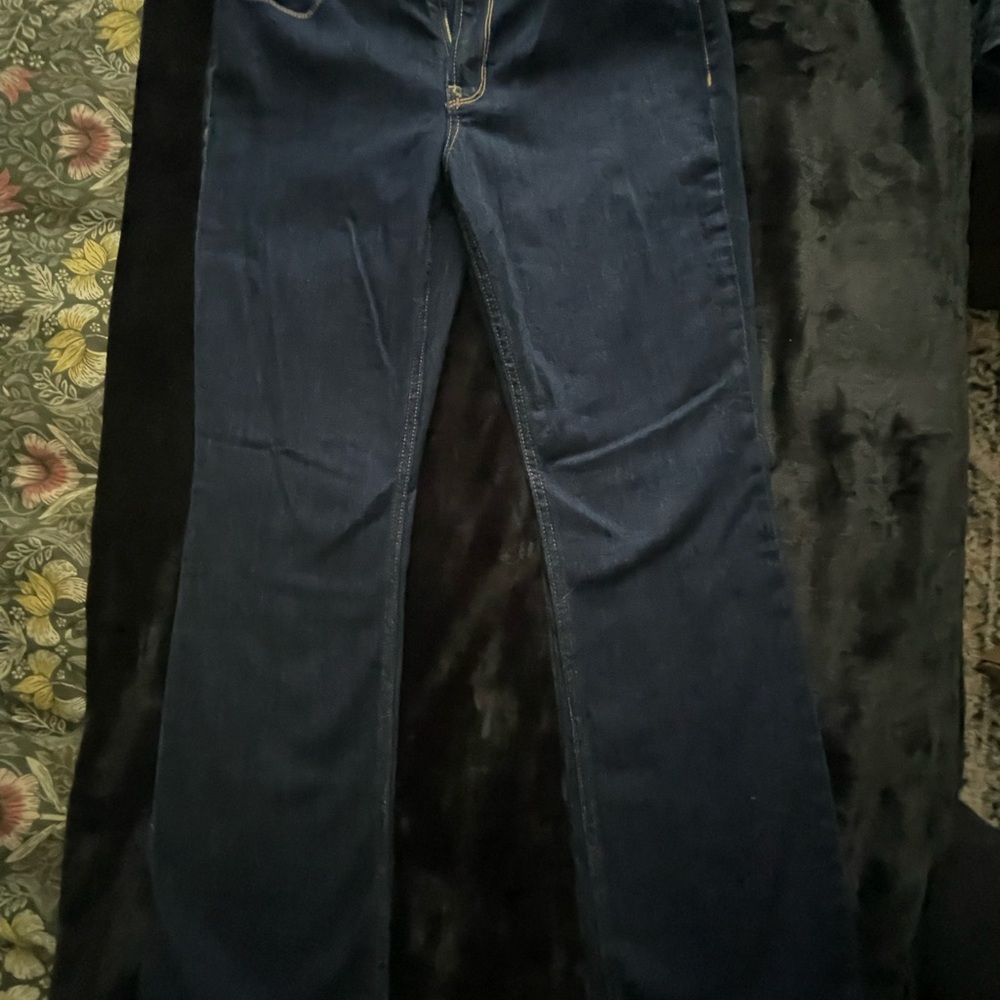 Dark Blue Denim Jeans